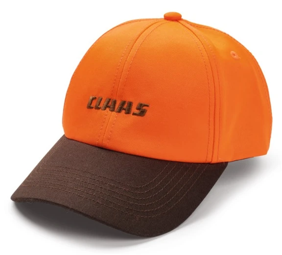 Oferta gorra CLAAS caza naranja con descuento - Pedidos por WhatsApp España