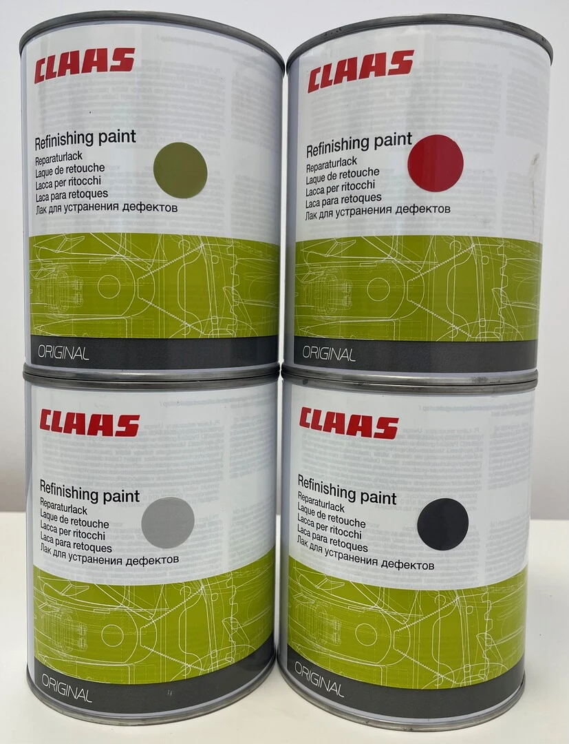 Oferta pintura en lata CLAAS 1kg original - Recambio agrícola con descuento España